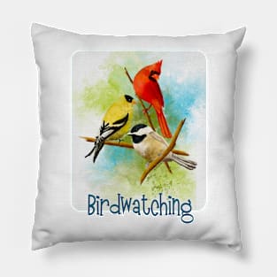 I Love Birdwatching! Pillow