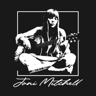 Retro Love Folk Joni Fan Art Design T-Shirt