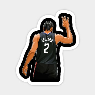 Kawhi Leonard #2 Hand Sign Magnet