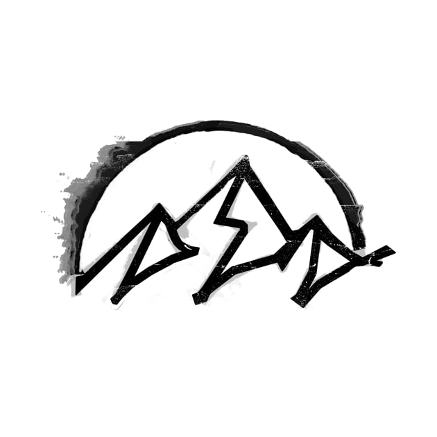 mountain sketch logo by pholange