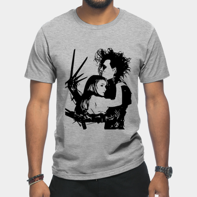 Edward and Kim - Edward Scissorhands - T-Shirt