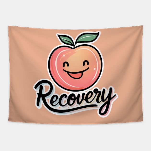 Recovery Peach Tapestry by SOS@ddicted