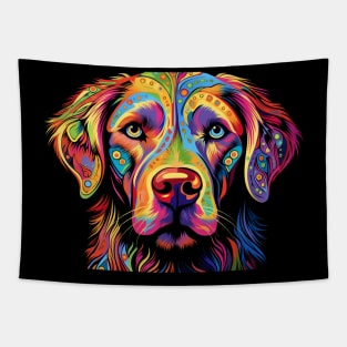 colorful Labrador retriever Tapestry