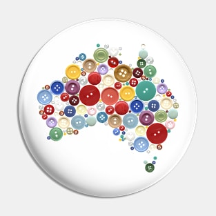 Aussie buttons Pin