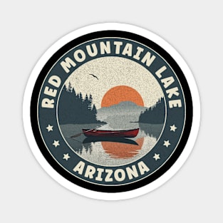 Red Mountain Lake Arizona Sunset Magnet