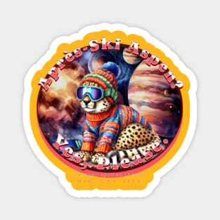 Apres-Ski Aspen Galactic Beanie Fast Cheetah 71C Magnet