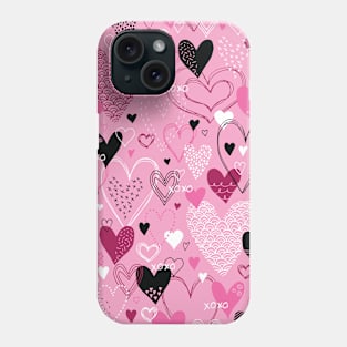 Hearts and Kisses Phone Case