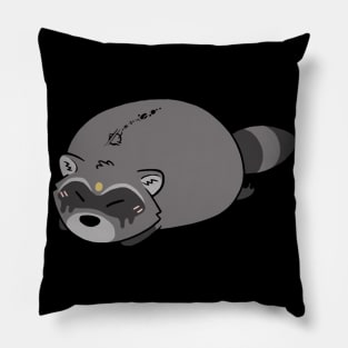 Lazy Raccoon Pillow