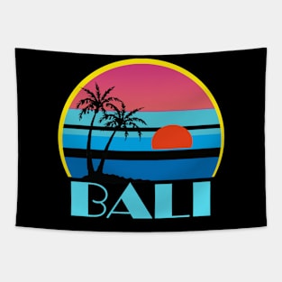 Bali Retro (yellow stripe) Tapestry