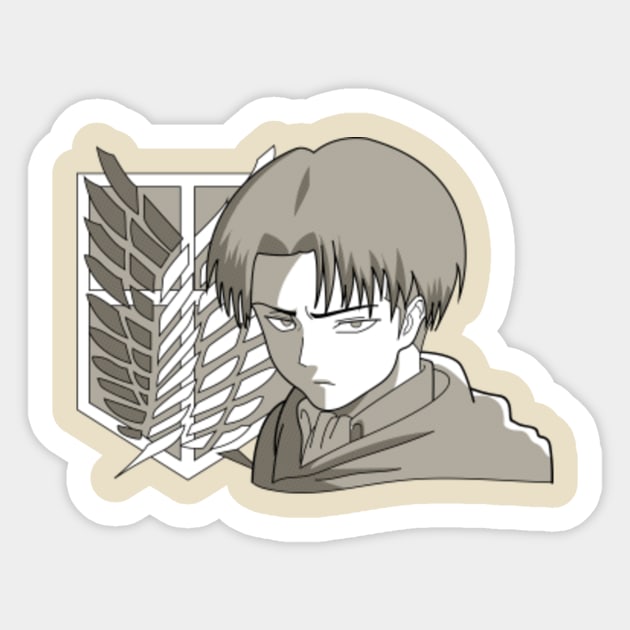Levi is back - Attack On Titan Shingeki No Kyojin - Sticker | TeePublic