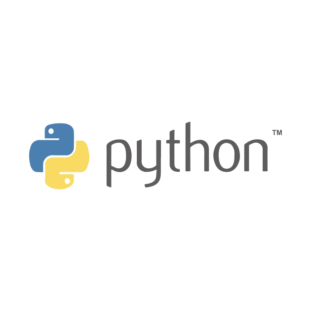 python official logo of python programming language computer geek by erbedingsanchez