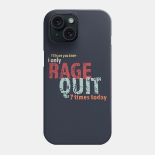 Rage Quit Funny Phone Case