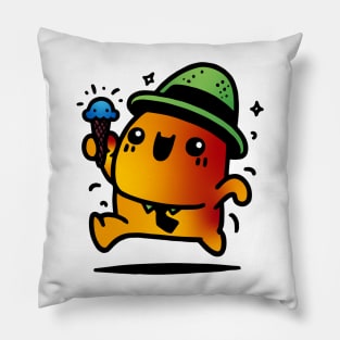 Cute Ice Cream Character Pillow