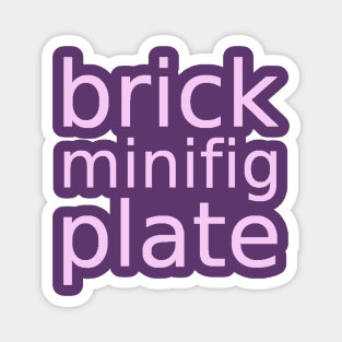 brick minifig plate Magnet