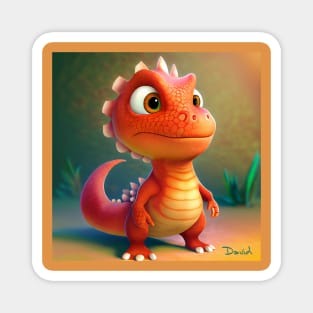 Baby Dinosaur Dino Bambino - David Magnet