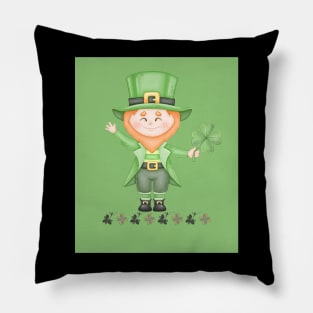 happy st patricks day Pillow