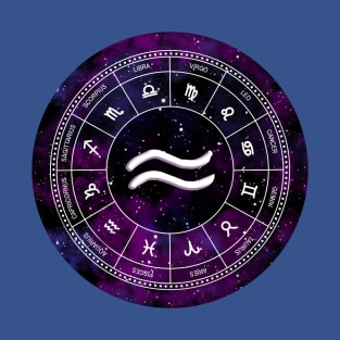 Zodiac Sign AQUARIUS T-Shirt