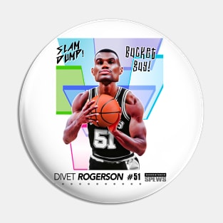 Dump Sports Basketball - Divet Rogerson Pin