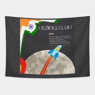 Indian moon mission Tapestry