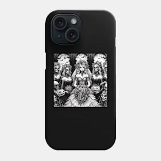 Halloween Bride and Bridesmaids Phone Case