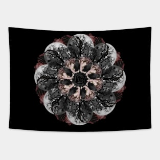 Halloween mandala Tapestry