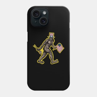 4th of July Bigfoot Phone Case