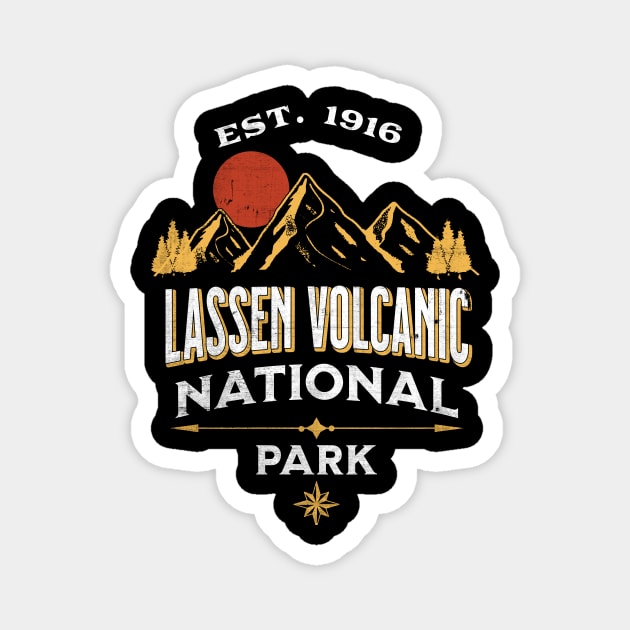 Lassen Volcanic National Park Magnet by Alien Bee Outdoors