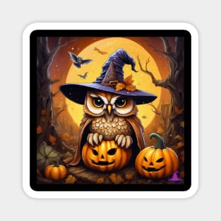 HALLOWEEN OWL Magnet