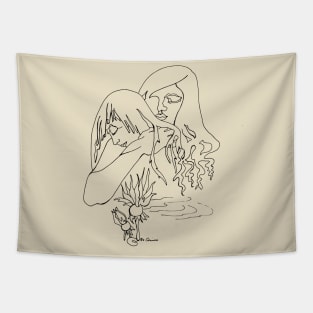 FLOWER LOVERS Tapestry