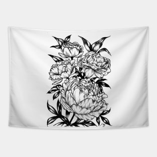 Peonies Tapestry