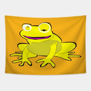 Yellow frog Tapestry