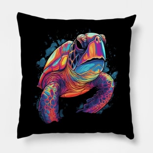 Sea Turtle Smiling Pillow