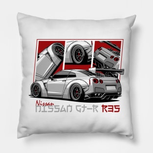 Nissan GTR R35, GT-R, JDM Car Pillow