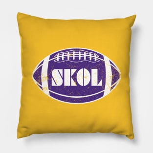 SKOL Retro Football - Yellow Pillow