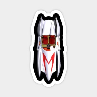 Speed Racer - Mach 5 Car Top - Vintage Retro - Clean Magnet