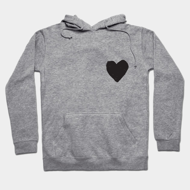 black heart hoodie