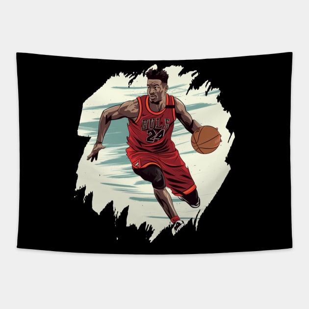 Miami heat Jimmy  butler Tapestry by Pixy Official