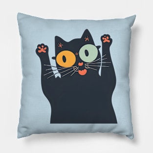 Cat lady Pillow