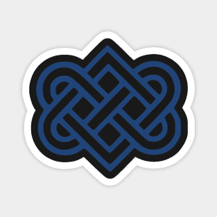 Blue Eternal Love | Celtic Symbol | Hearts | Valentines Magnet