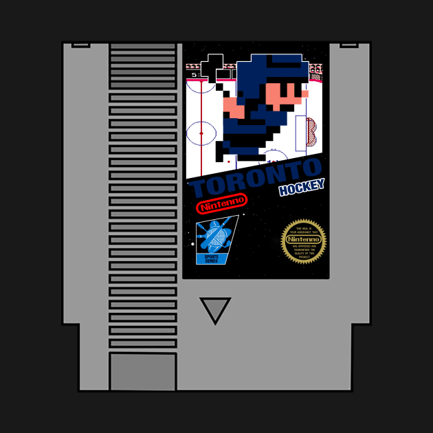 Toronto Hockey 8 bit cartridge design by MulletHappens