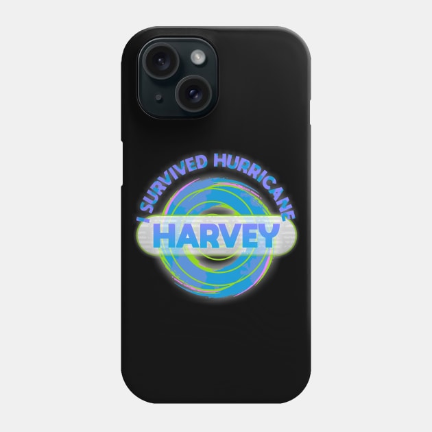 Hurricane Harvey Phone Case by Dale Preston Design