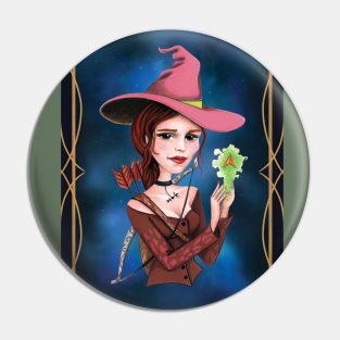 Sagittarius witch Pin