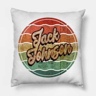 Retro Vintage Jack Johnson Pillow