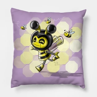 Bee Robot Pillow