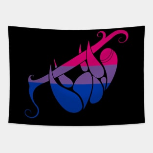 Bisexual Flag Sloth Tapestry