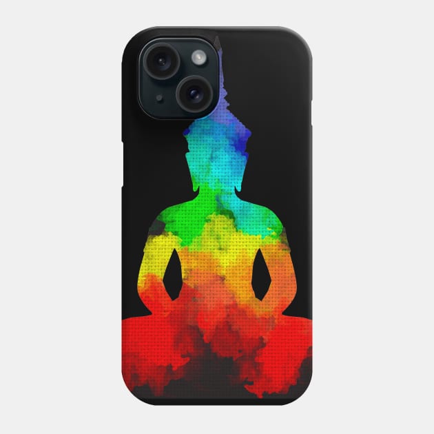 Buddha Yoga Phone Case by Rablo