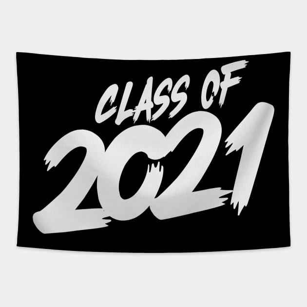 Classic Class of 2021 Tapestry by Jitterfly