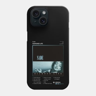 Sade - Diamond Life Tracklist Album Phone Case