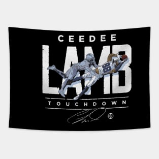 CeeDee Lamb Dallas Touchdown Catch Tapestry