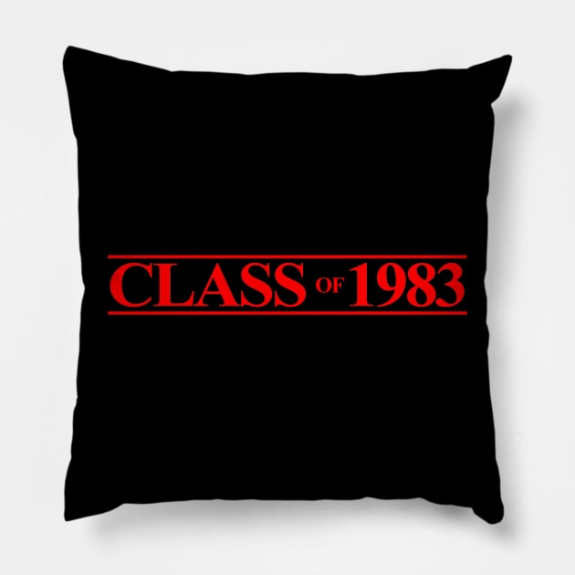 Class Of 1983 Pillow by Vandalay Industries